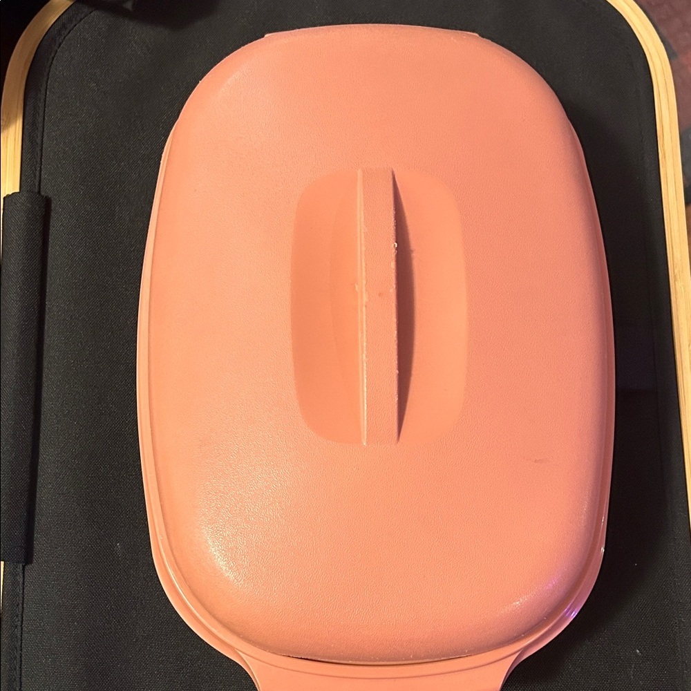 Tupperware Pink Oval Container